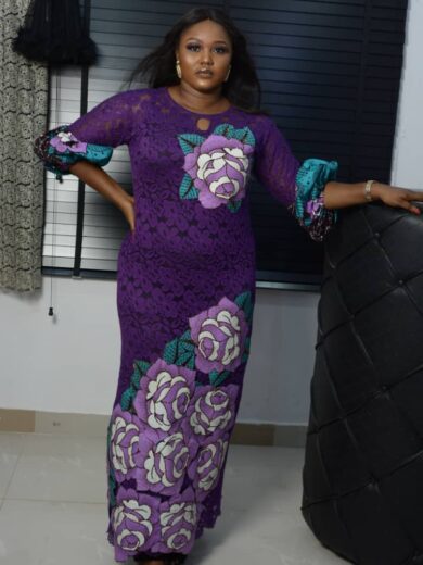 Floral Elegance Gown