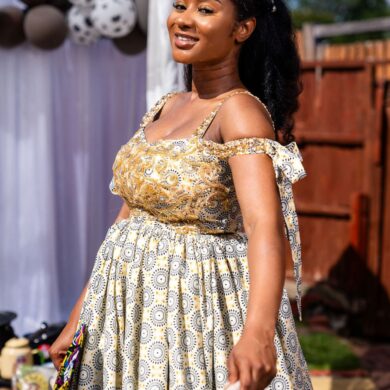 GOLD-ENCRUSTED PATTERNED MAXI