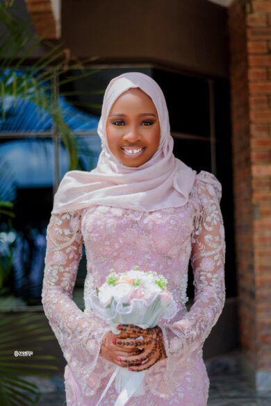 THE LACE BELL-SLEEVE GOWN