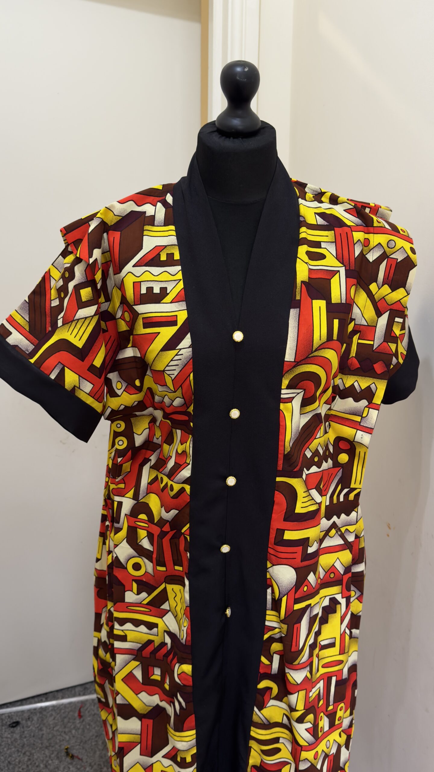 THE GEOMETRIC BUTTON-DOWN MAXI