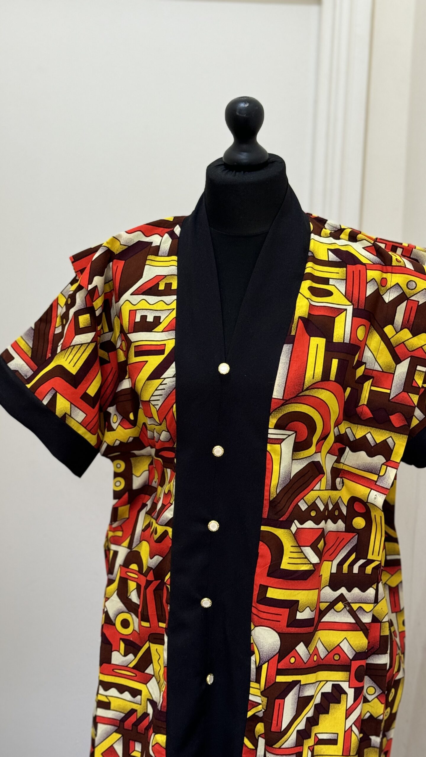 THE GEOMETRIC BUTTON-DOWN MAXI