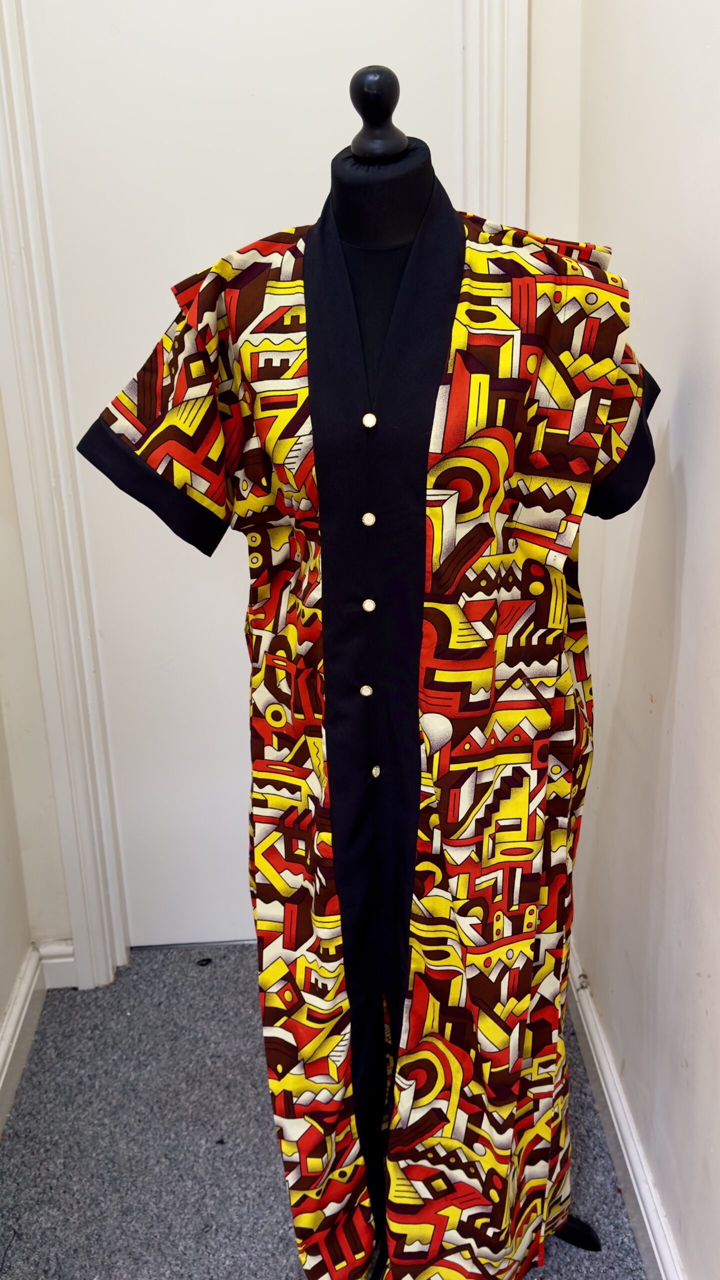 THE GEOMETRIC BUTTON-DOWN MAXI