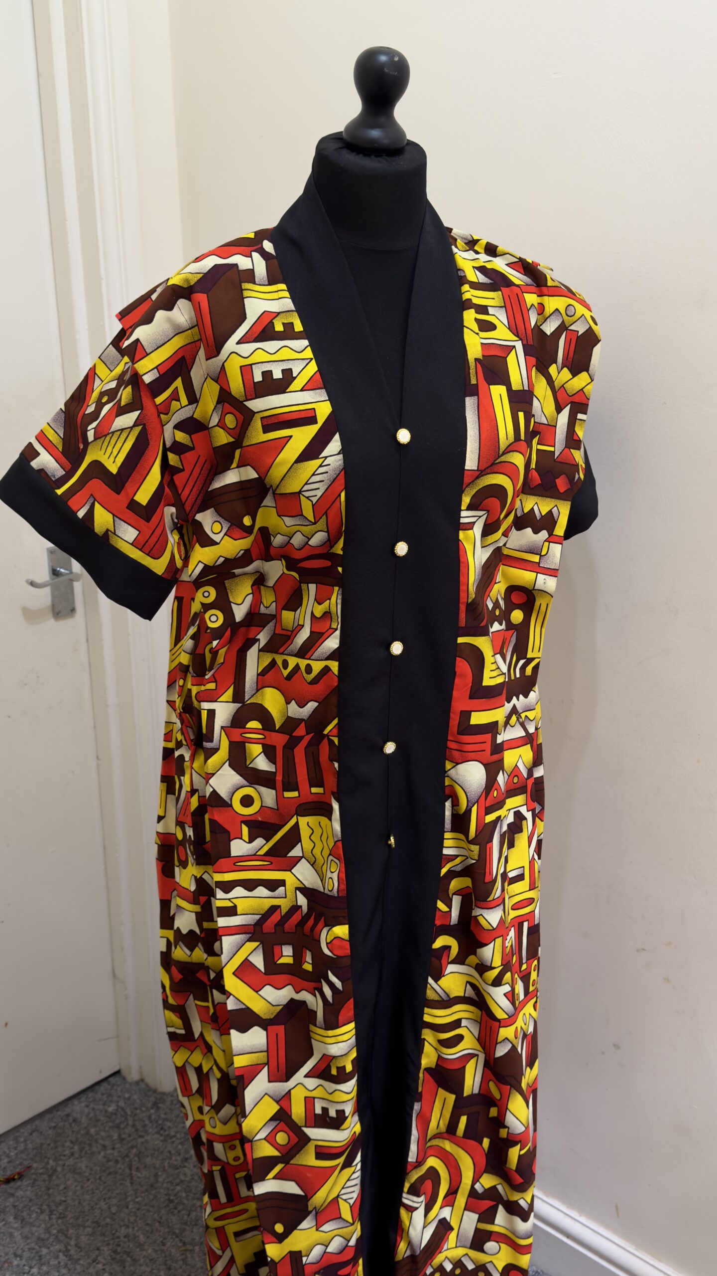 THE GEOMETRIC BUTTON-DOWN MAXI