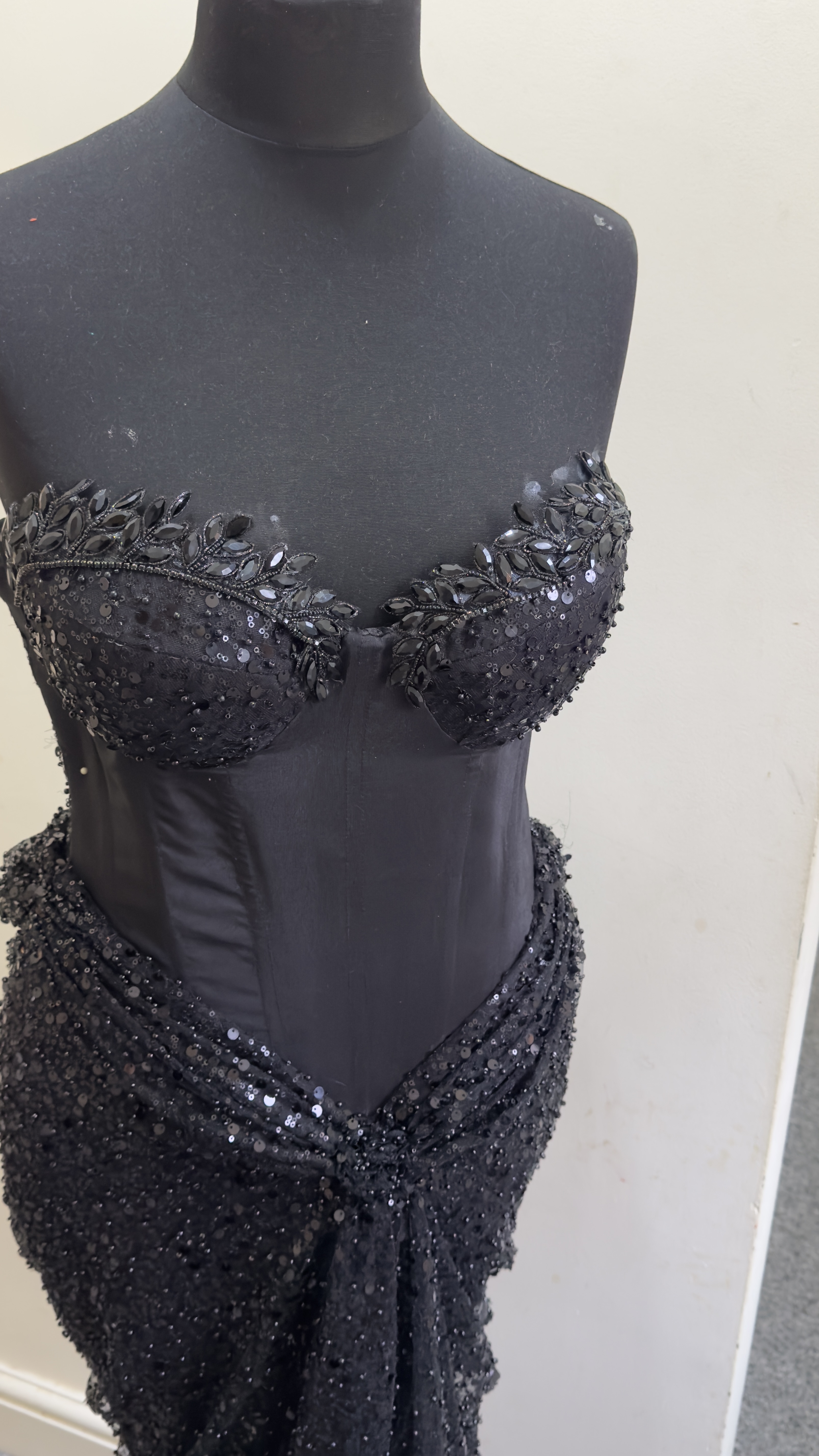 MIDNIGHT SHIMMER CORSET GOWN